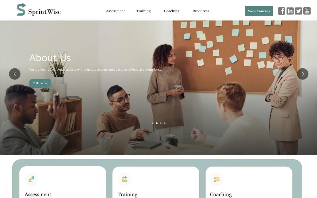 Agile UI/UX Training Platform cover