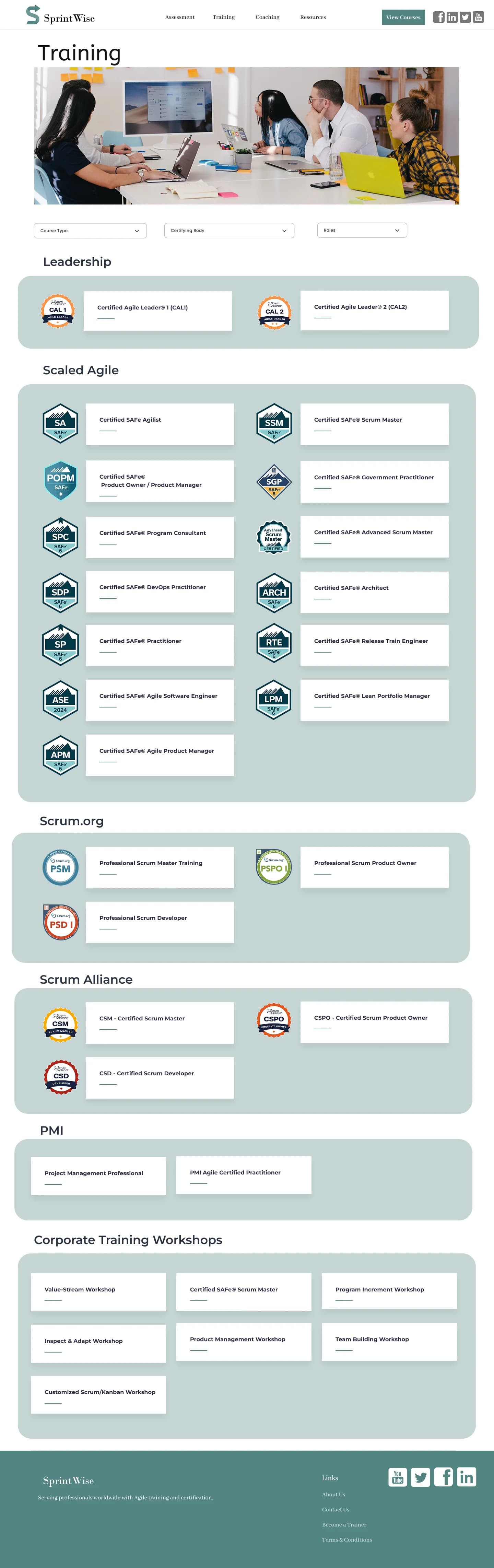 Agile Training Platform -- Training session